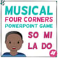 Musical Four Corners: Sol Mi La Do Digital Resources